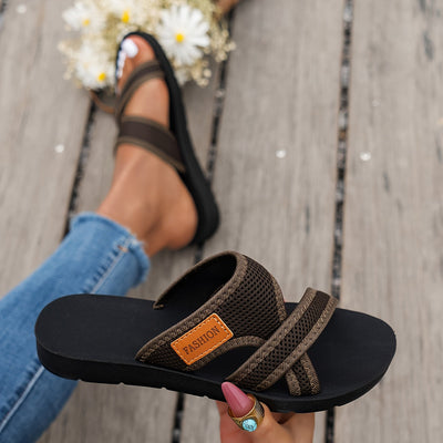 Schwarze Bequeme Sandalen - Sommerstil