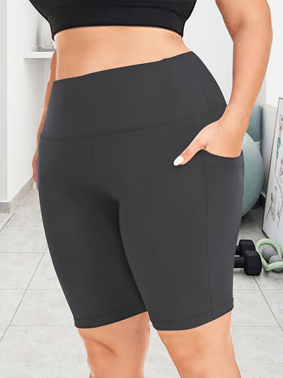Dehnbare Taschen-Shorts - Rosa