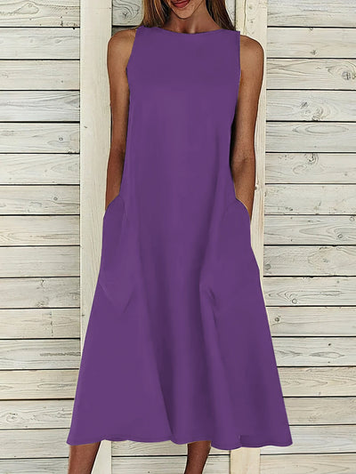 Schwarzes Maxikleid - Nora