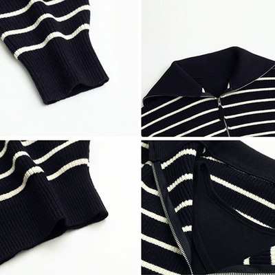 Nika | Herbstpullover Mit Halben Reißverschluss