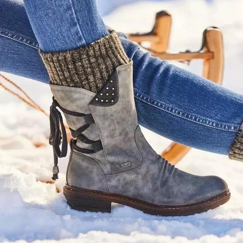 "Laura" Lässige Schneestiefelette