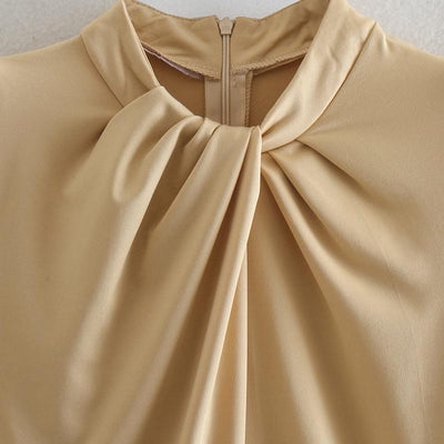 Bodysuit mit Knotenverzierung