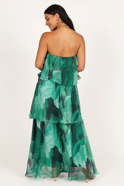 Imara - Müheloses Sommer-Vibes Strapless Kleid