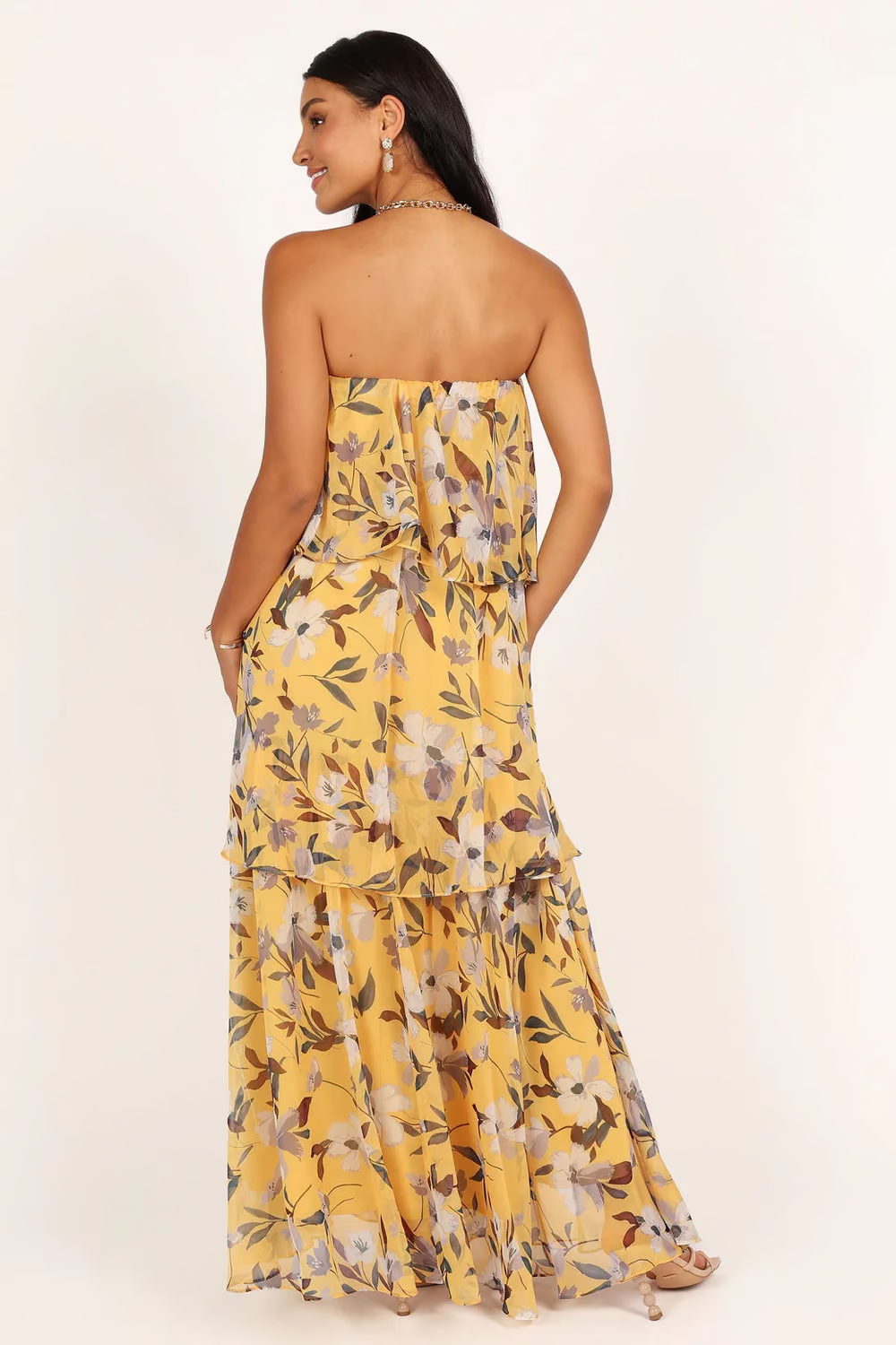 Imara - Müheloses Sommer-Vibes Strapless Kleid