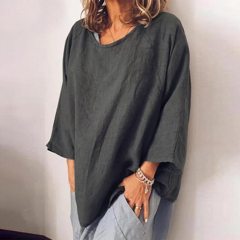 "Neri" Modische Longbluse