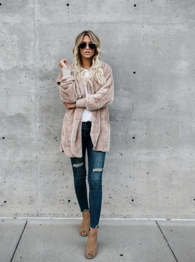 Lia | Warme Teddy Fleecejacke