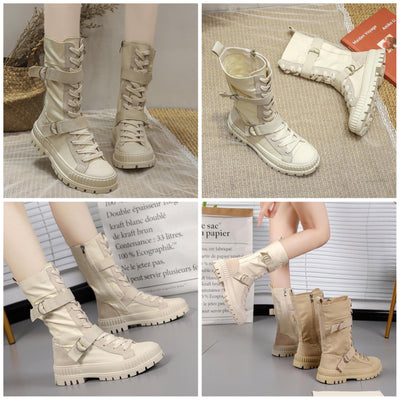 "Megan" Lässige Schnürstiefel