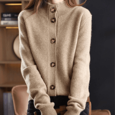 Anny | Luxuriöse Kaschmir-Strickjacke – Zeitlose Eleganz und Höchster Komfort