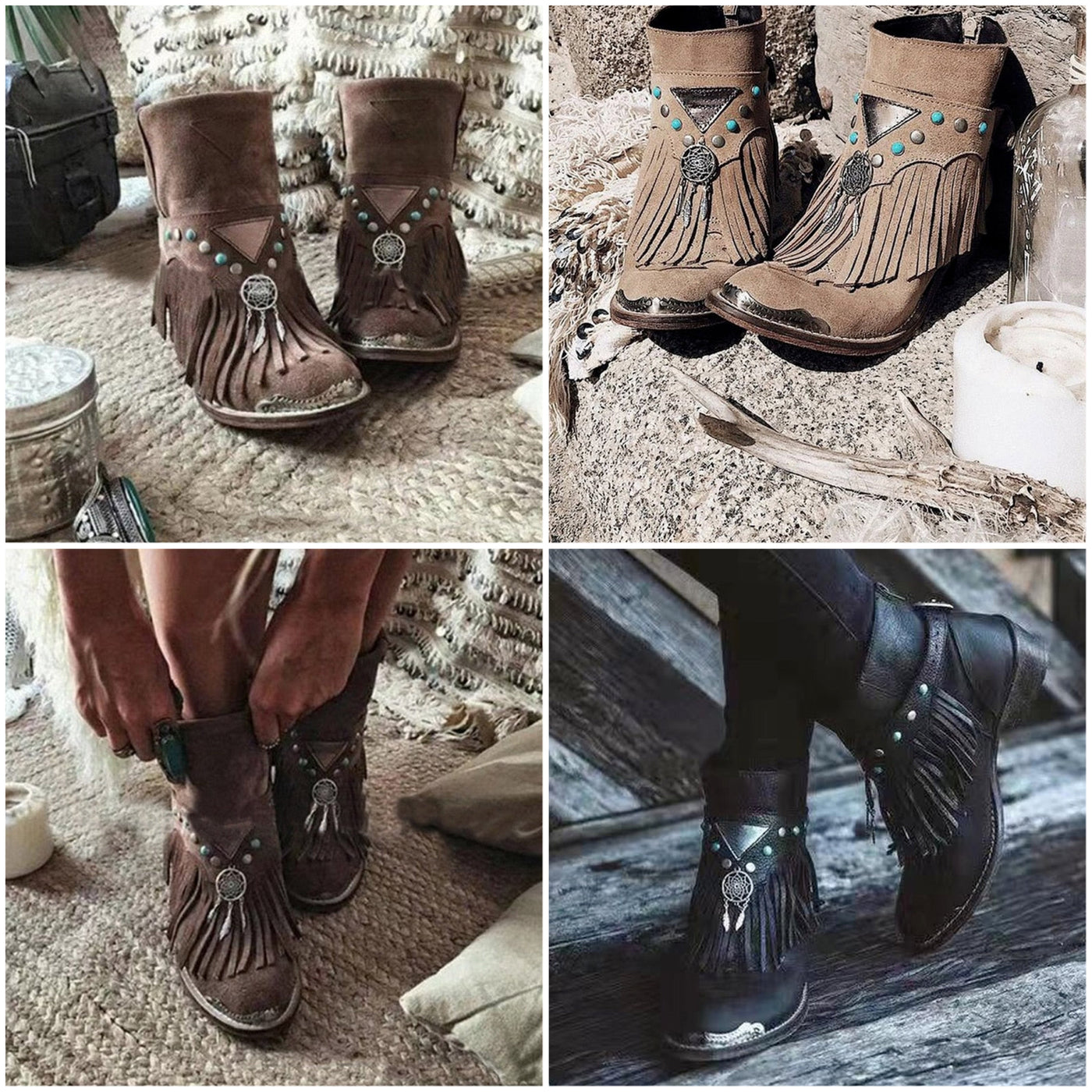 "Kate" Vintage Stiefeletten