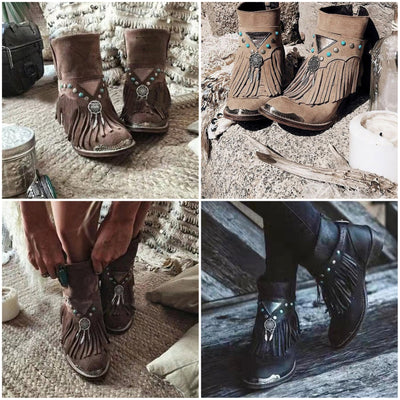 "Kate" Vintage Stiefeletten