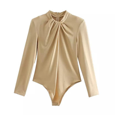 Bodysuit mit Knotenverzierung