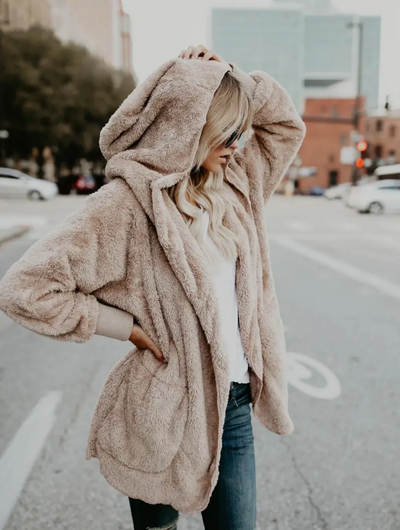 Lia | Warme Teddy Fleecejacke