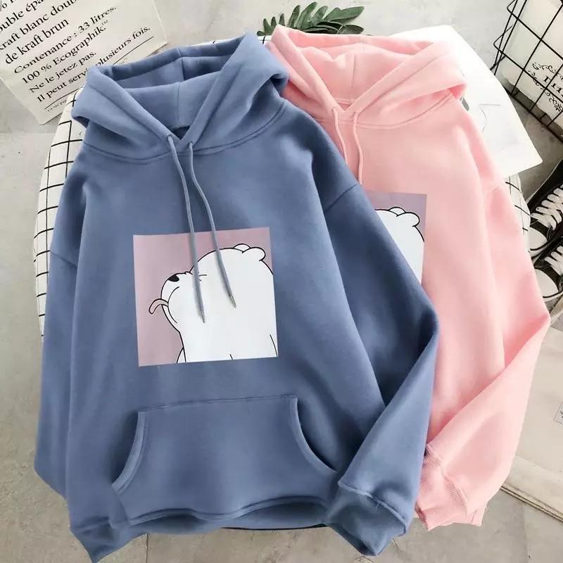"Panda" Stylischer Oversize-Kapuzenpulli
