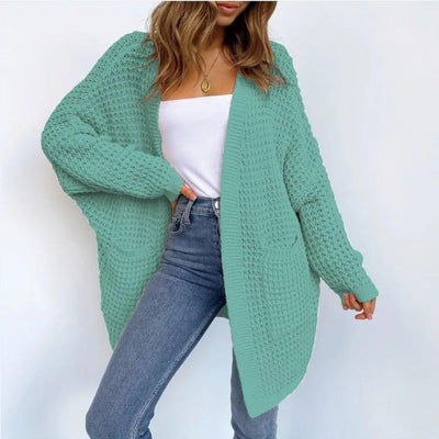 "Laura" Lange Strickjacke