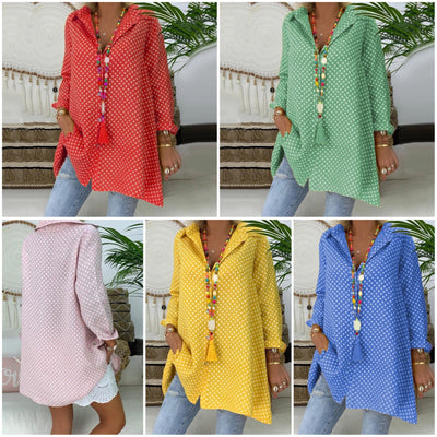 "Nina" Modische Longbluse
