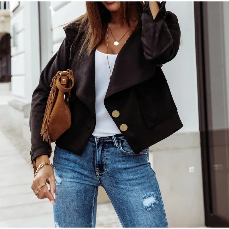 "Zoe" Lässige Kurzjacke