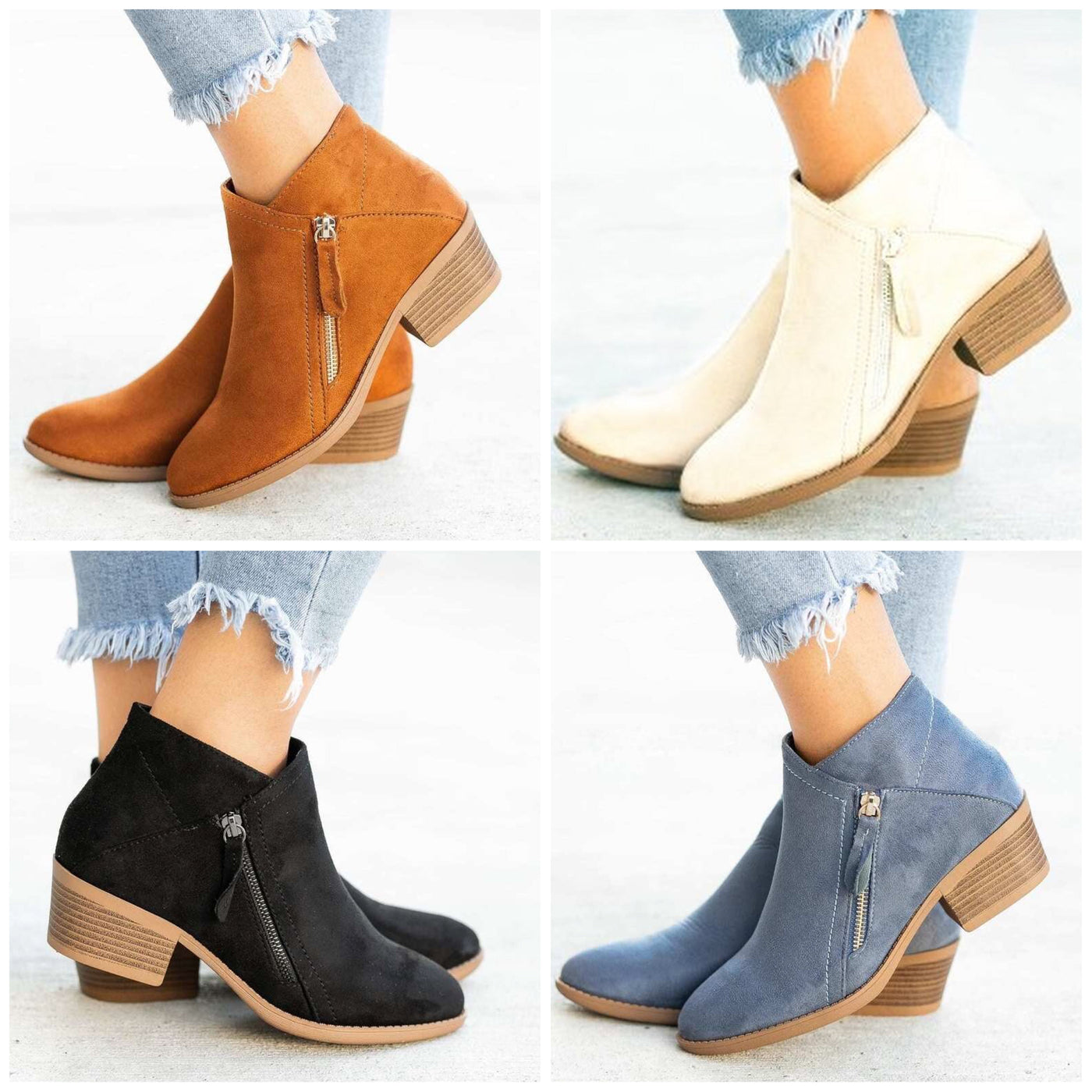 "Tamara" Lässige Cowboy-Stiefelette