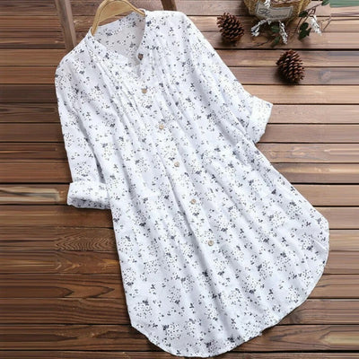 "Sabrina" Bluse mit Printmuster