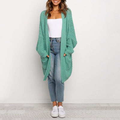 "Laura" Lange Strickjacke