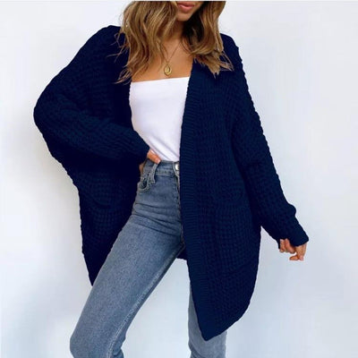"Laura" Lange Strickjacke