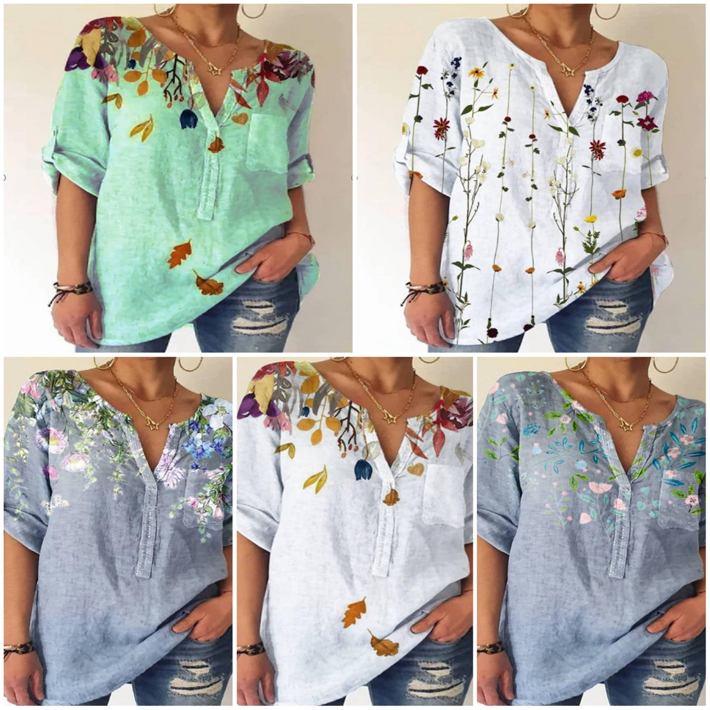 "Sonya" Feminine Sommerbluse