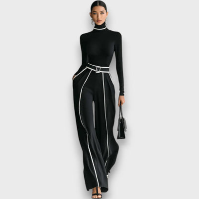 Maerina – Zweiteiliges Set mit Rollkragen und weiter Hose