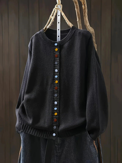 Liora – Strickjacke mit Knopfdetails