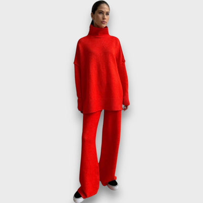 Gevanna – Zweiteiliges Strickset mit Rollkragen
