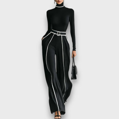 Maerina – Zweiteiliges Set mit Rollkragen und weiter Hose