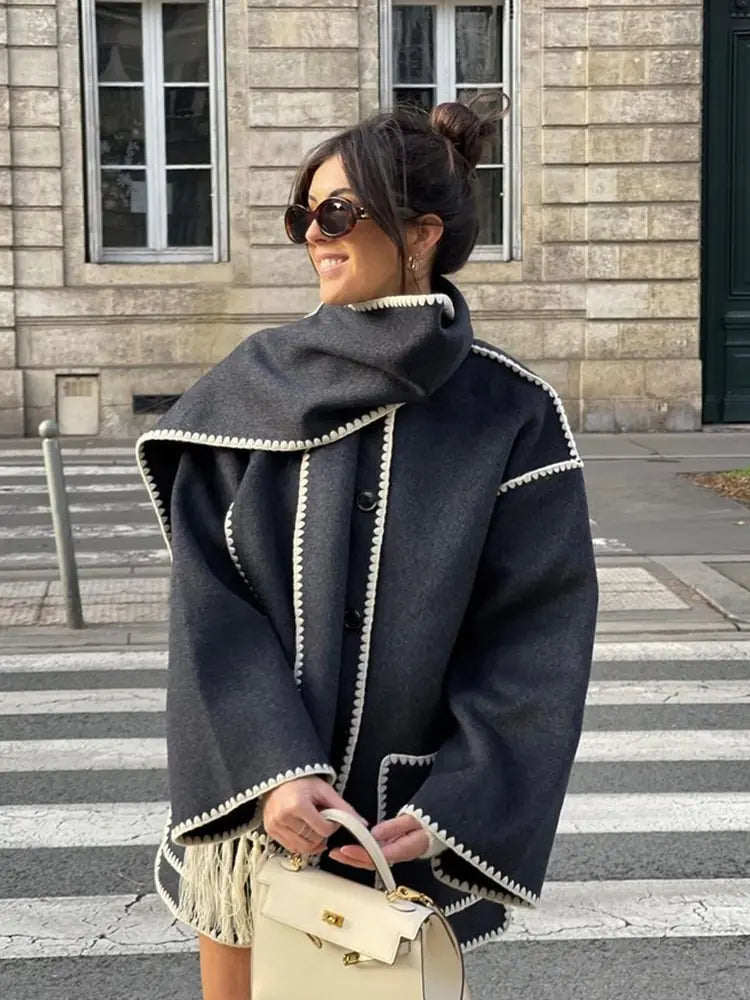 Anna | Jacke mit Schalkragen