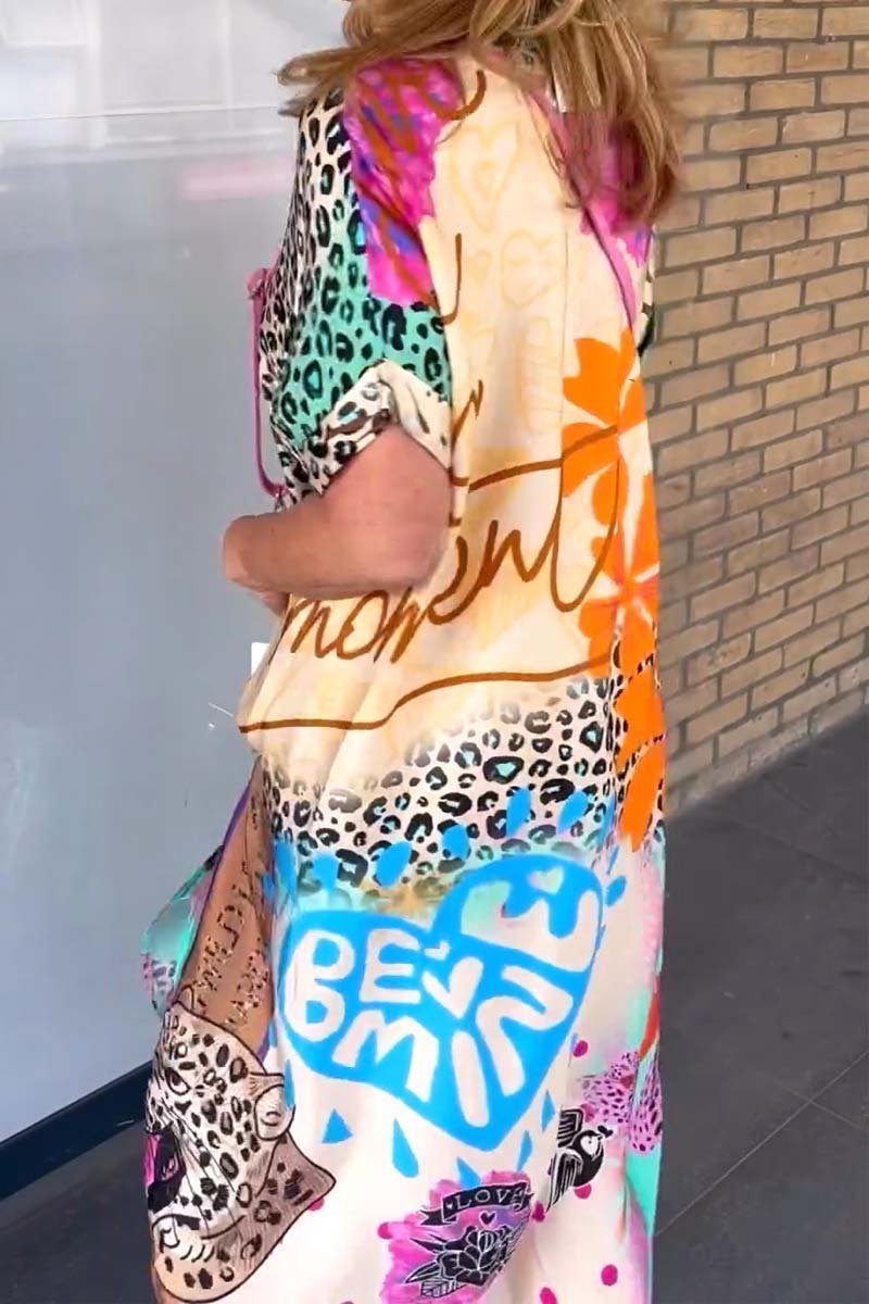 Amanda | Bequemes Leopardenkleid Aus Leichtem Stoff - Entspannt Uns Stylisch