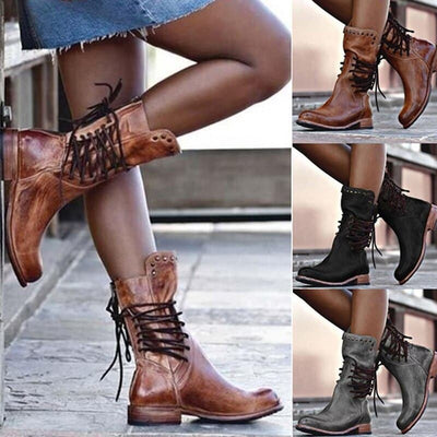 Daniela | Lederstiefel Damen