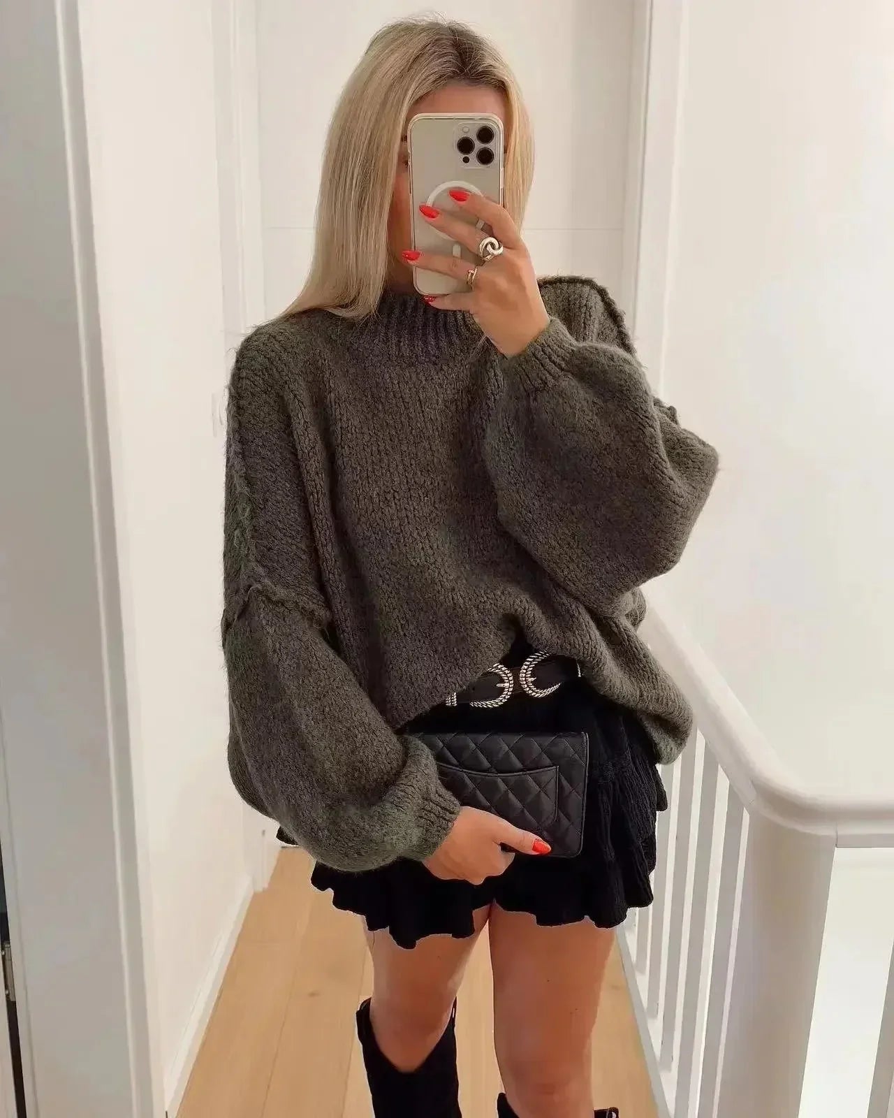 Jana | Gemütlicher Übergroßer Herbstpullover