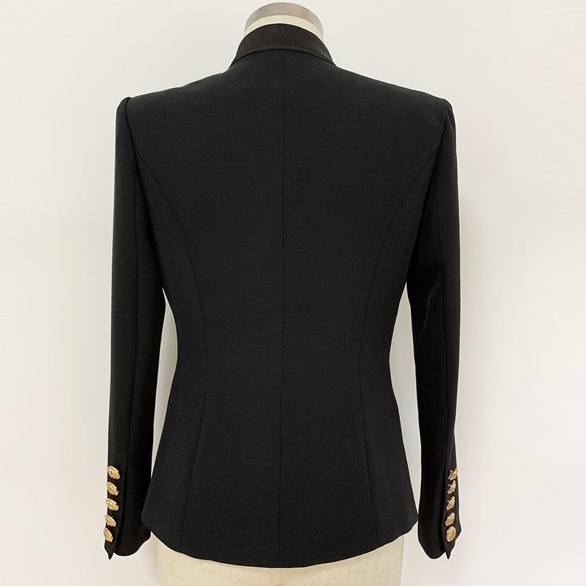Designer Satin-Kragen Blazer
