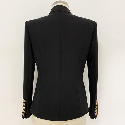 Designer Satin-Kragen Blazer