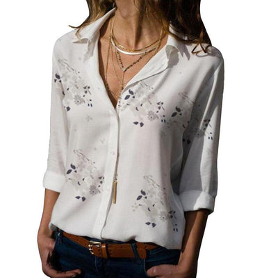 "Bloome" Elegante Chiffon-Bluse