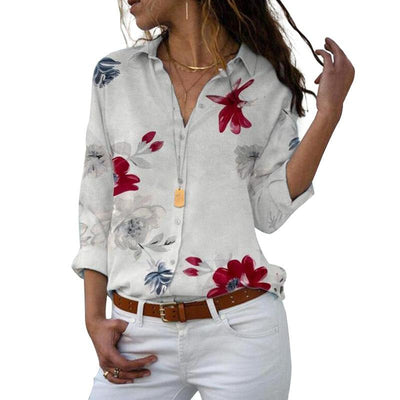 "Bloome" Elegante Chiffon-Bluse