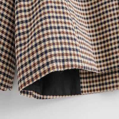 Herbstlicher Karo-Blazer