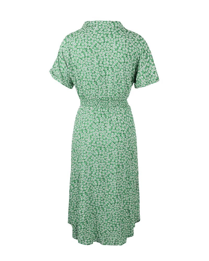 "Maja" Designer-Kleid mit Blumenprint
