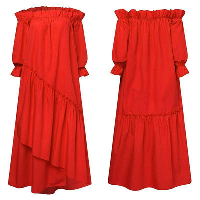 "Maria" Designer-Boho-Kleid