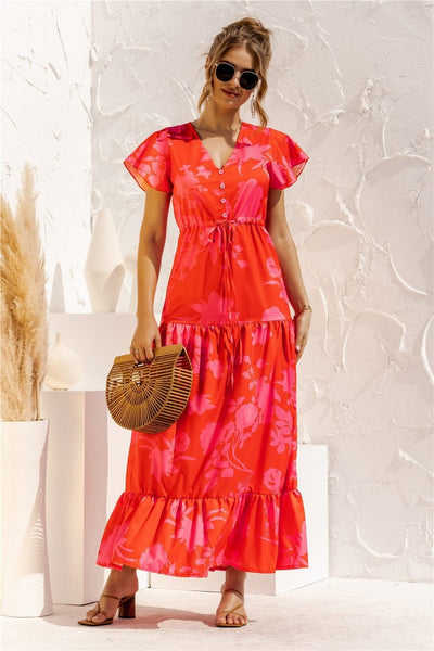 "Kailani" Elegantes Designer-Maxikleid