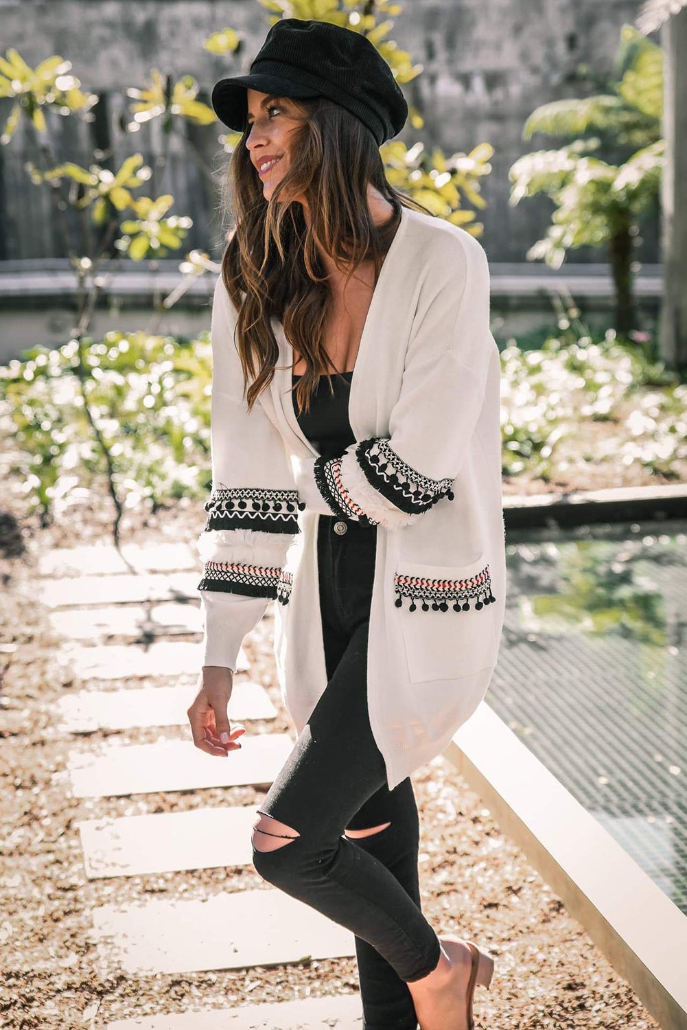 "Arina" Gemütliche Designer-Strickjacke