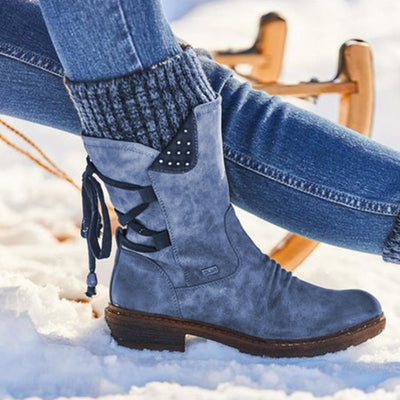 "Laura" Lässige Schneestiefelette