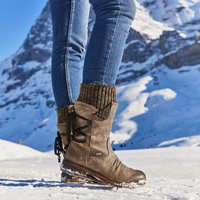 "Laura" Lässige Schneestiefelette