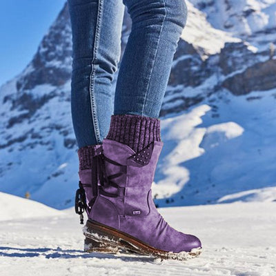"Laura" Lässige Schneestiefelette