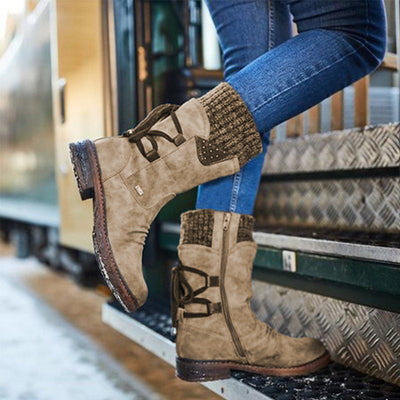 "Laura" Lässige Schneestiefelette
