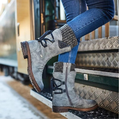 "Laura" Lässige Schneestiefelette