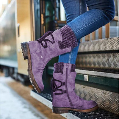 "Laura" Lässige Schneestiefelette