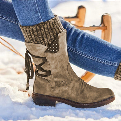 "Laura" Lässige Schneestiefelette