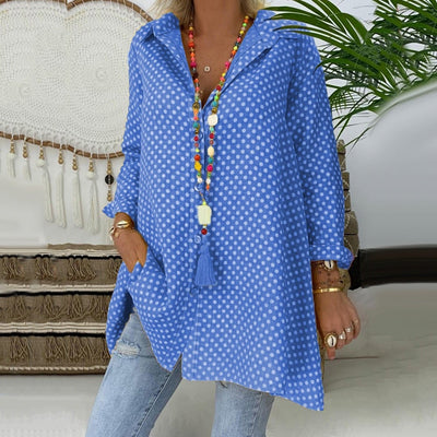 "Nina" Modische Longbluse